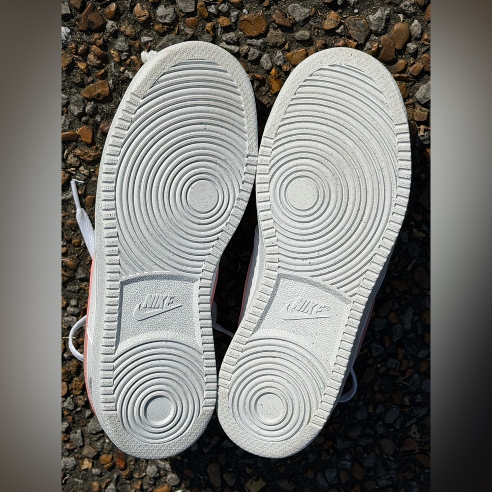 Nike Court Vision Low Next Nature Women's Shoes in the White/Pink Oxford color - Picture 6 of 10